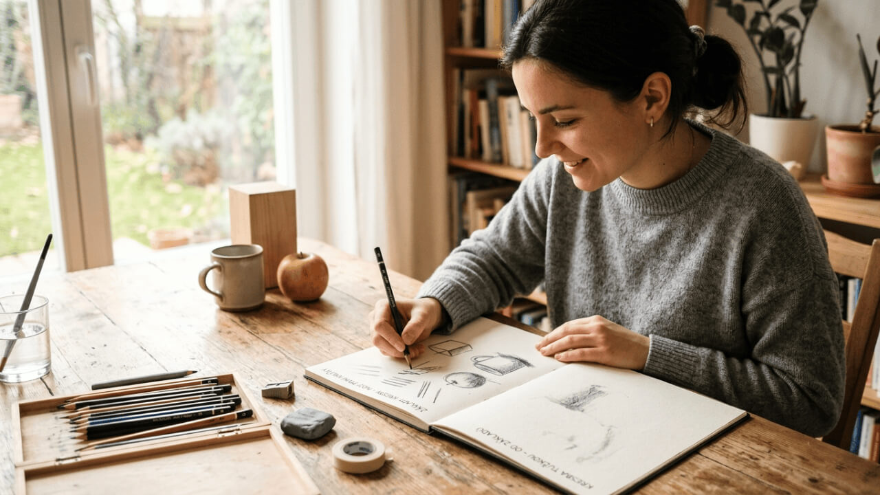 Ako sa naučiť kresliť ceruzkou od úplných základov