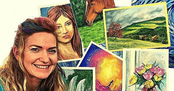 Kresba suchým pastelom