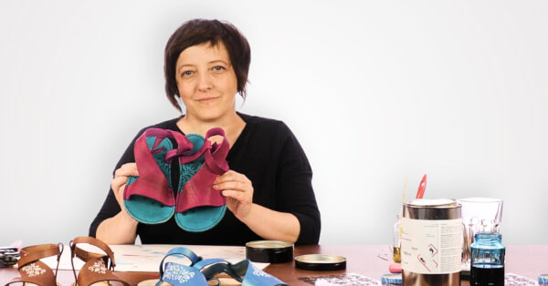 Šitie topánok pre začiatočníkov – sandále