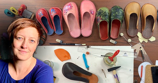 Šitie papučou alebo nazúvakov pre začiatočníkov